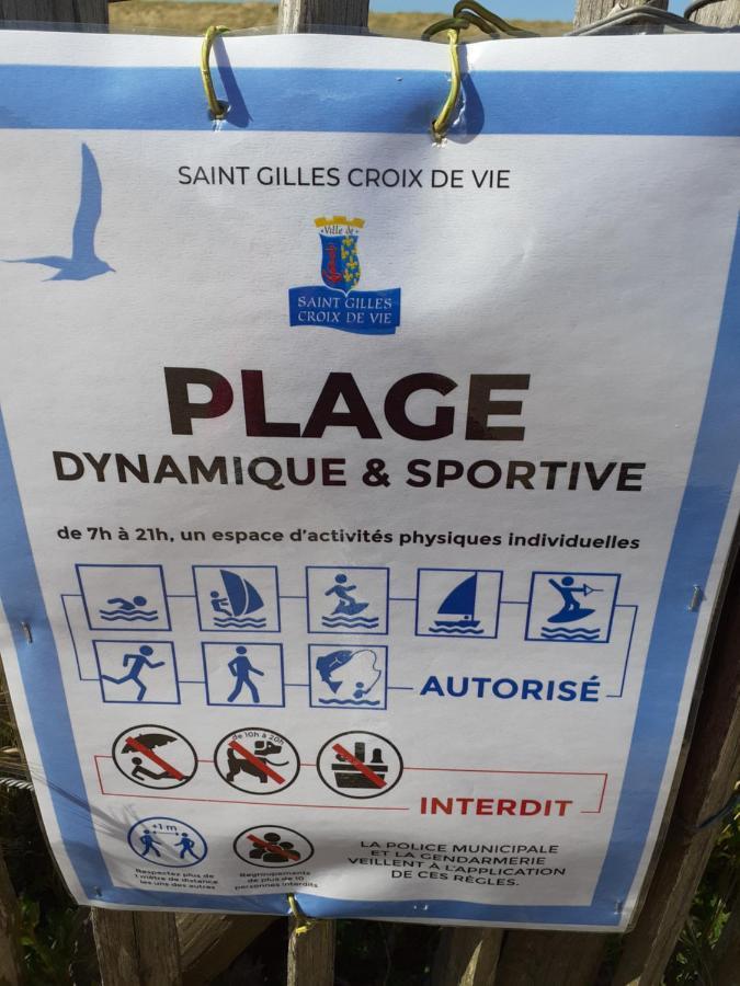 studio lumineux dans la coulée verte à Saint gilles croix de vie Exterior foto